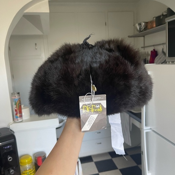 Vintage 60s Russian Mink Fur Ushanka Winter Hat - Picture 10 of 13